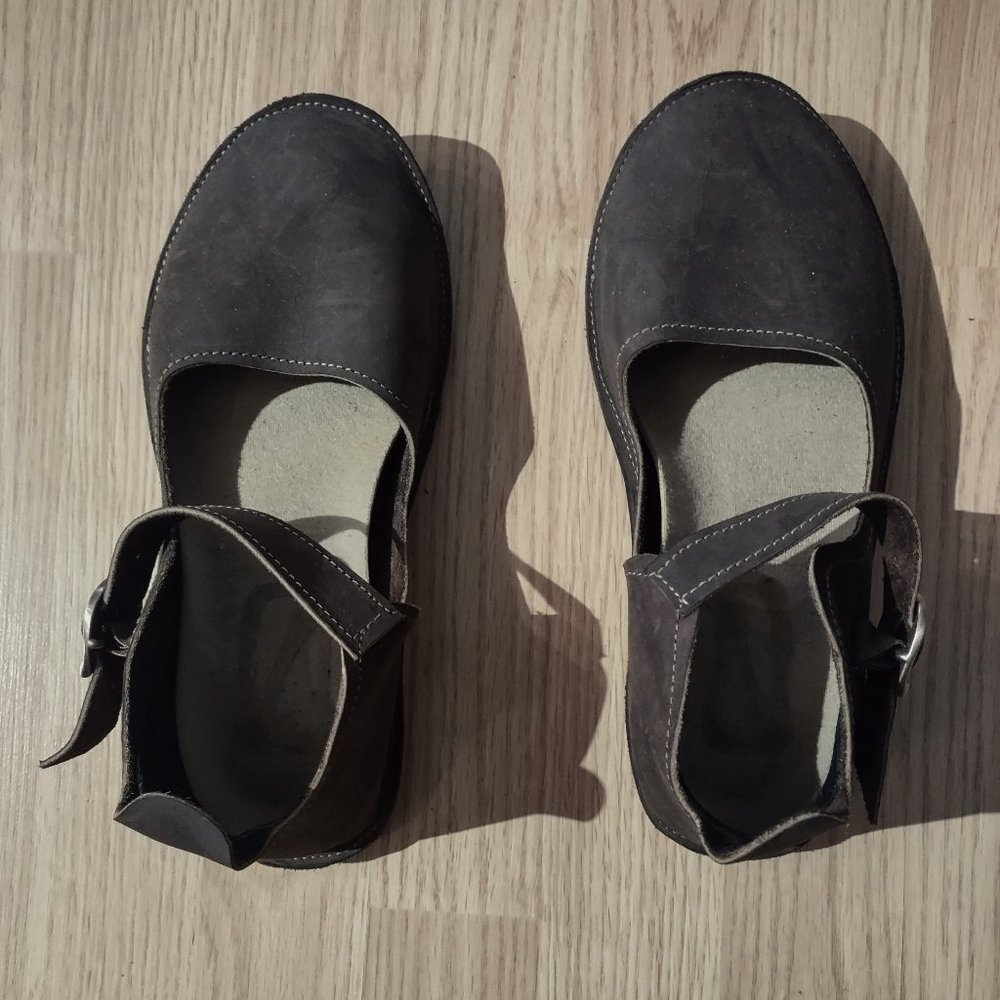 Gracious May Mary Jane Shoe Glennwood Mama Jane Brown Genuine Leather 8W